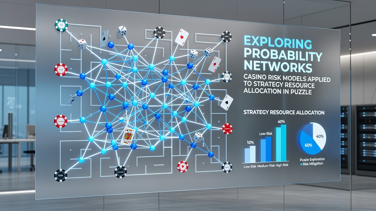 Diagram der viser ressourceallokering i et eventyrspil baseret på sandsynlighedsnetværk